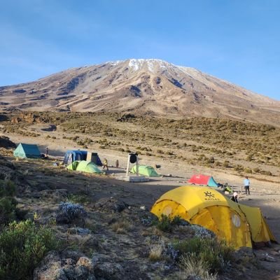 Third Cave Camp on Mount Kilimanjaro’s northern slopes