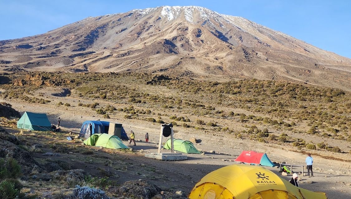 Trekking on the northern approach of the Rongai Route