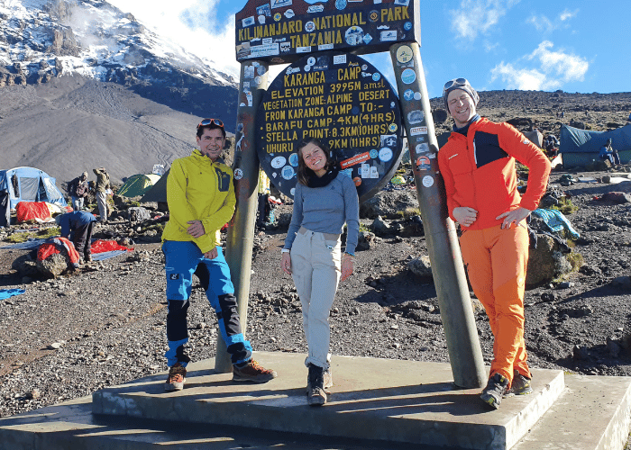Karanga Camp on the Kilimanjaro Lemosho Route