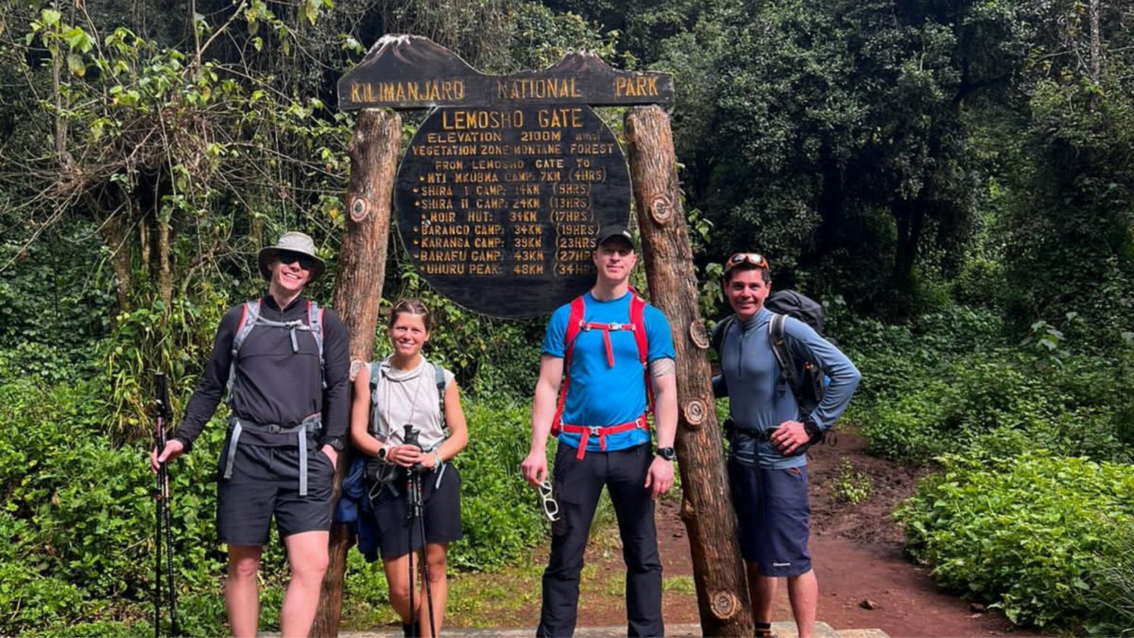 Lemosho Gate on Mount Kilimanjaro in Tanzania