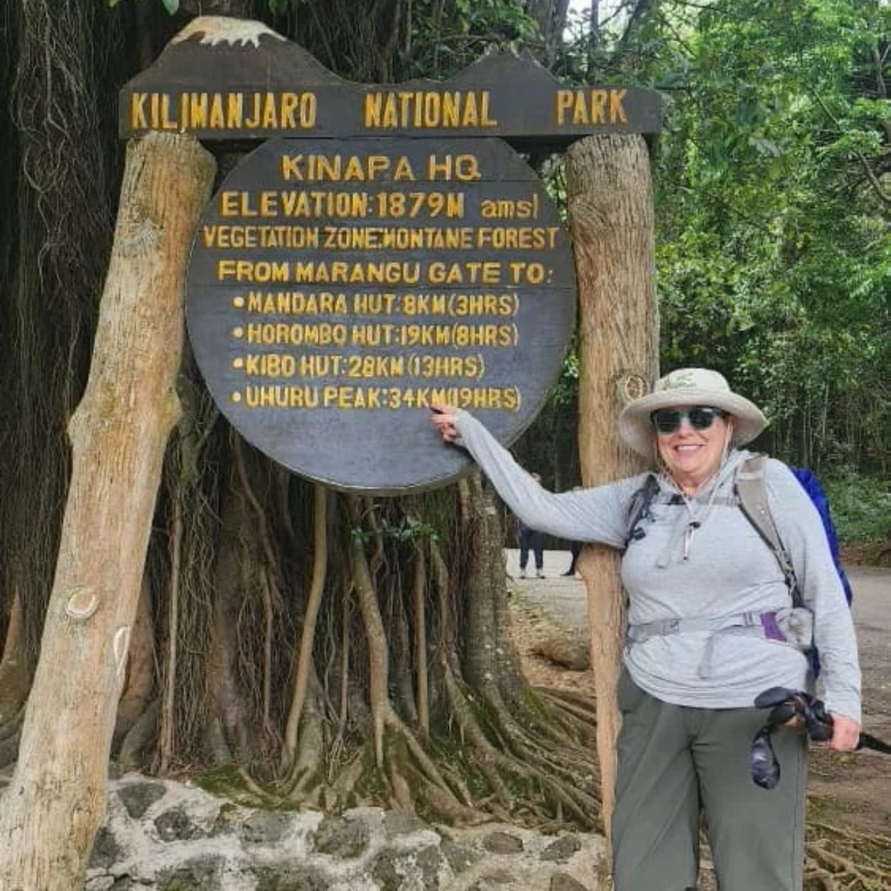 Marangu Gate at the end of the Kilimanjaro descent