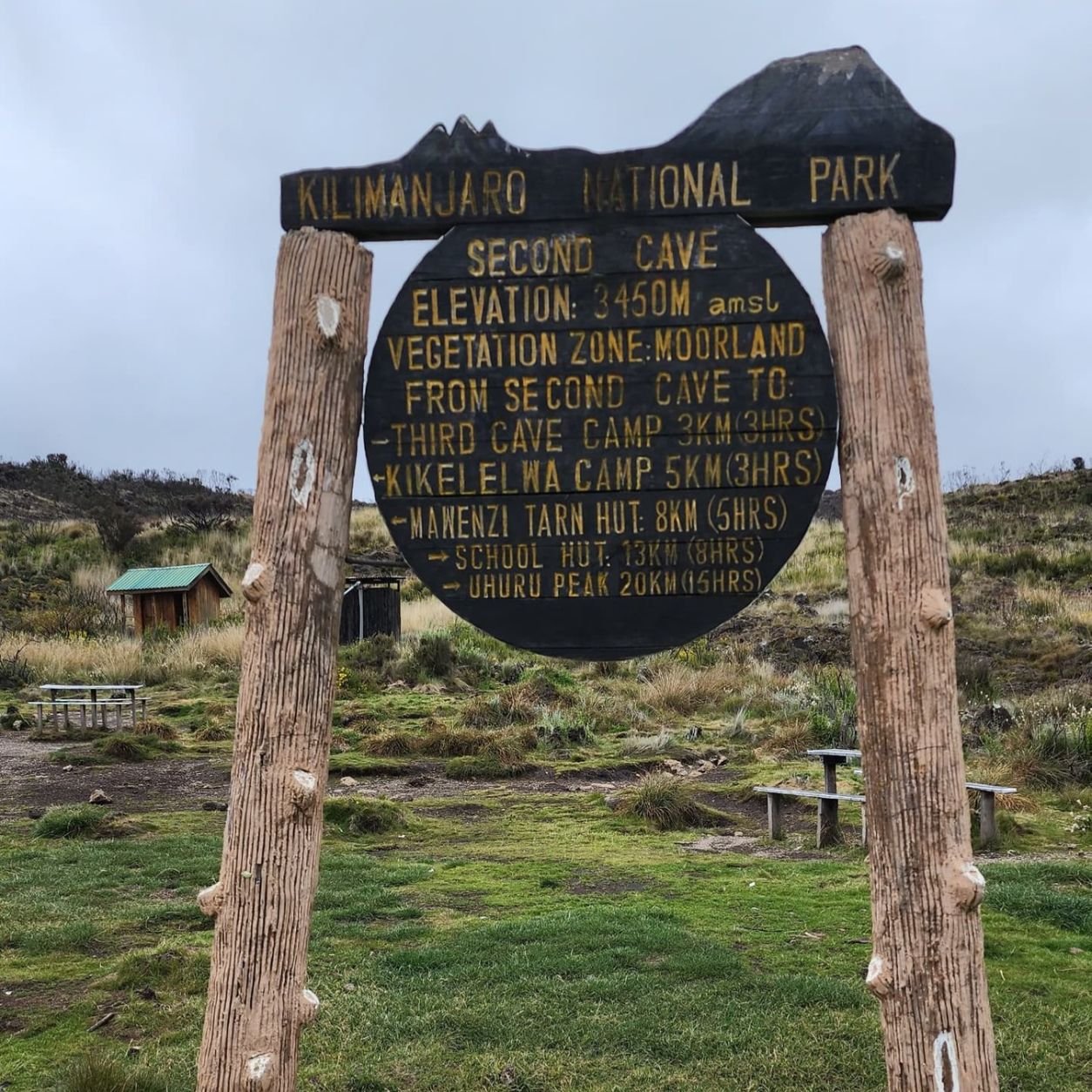 Second Cave Camp on Kilimanjaro’s northern Rongai trail